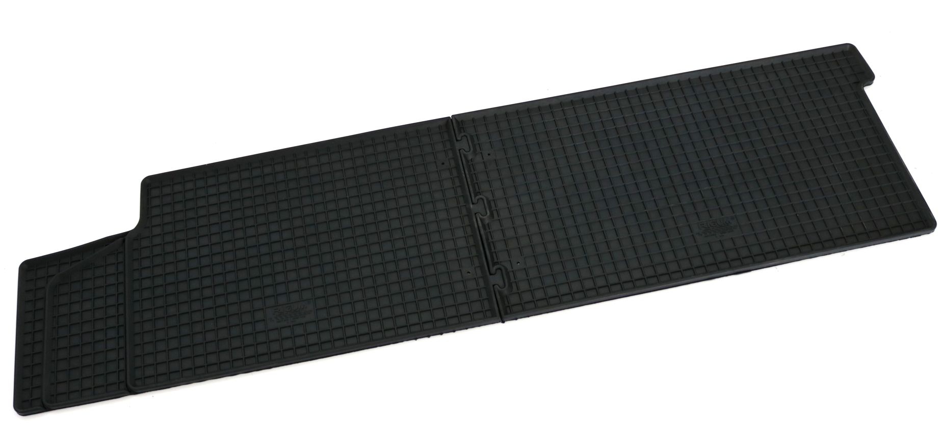 Gummi Fußmatten für VW T5 / T6 Doppelkabiner