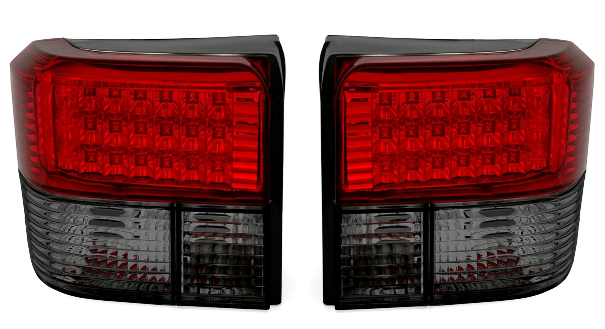 LED Rückleuchten Set für VW T4 9/90- in Rot-Schw.