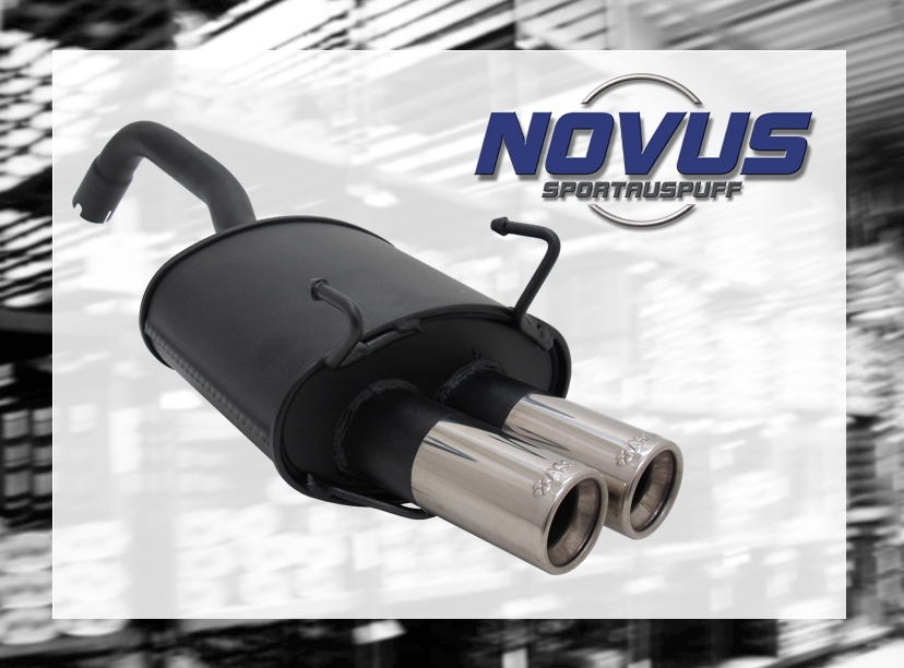 NOVUS ESD für Fiat Panda 169 2 x 76mm Design