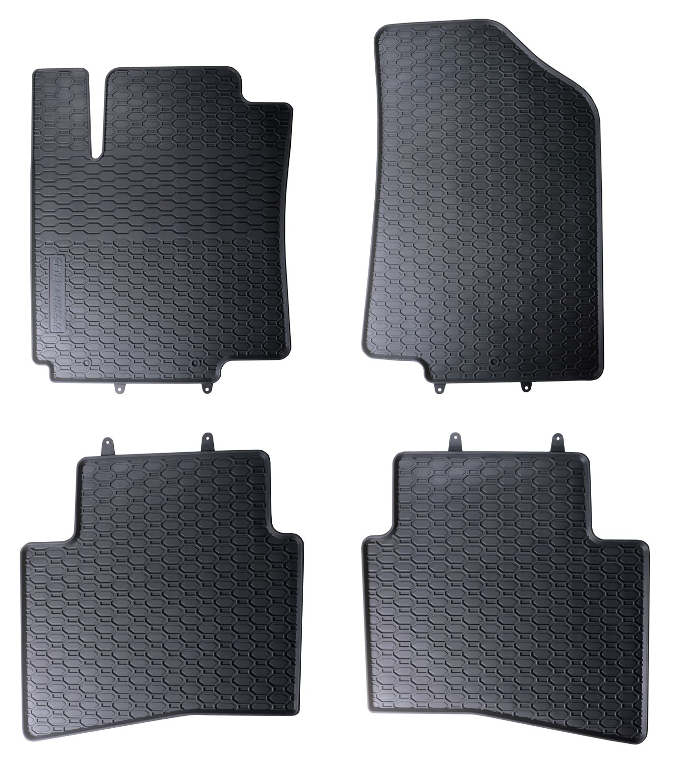 Gummifußmatten für Kia Rio III