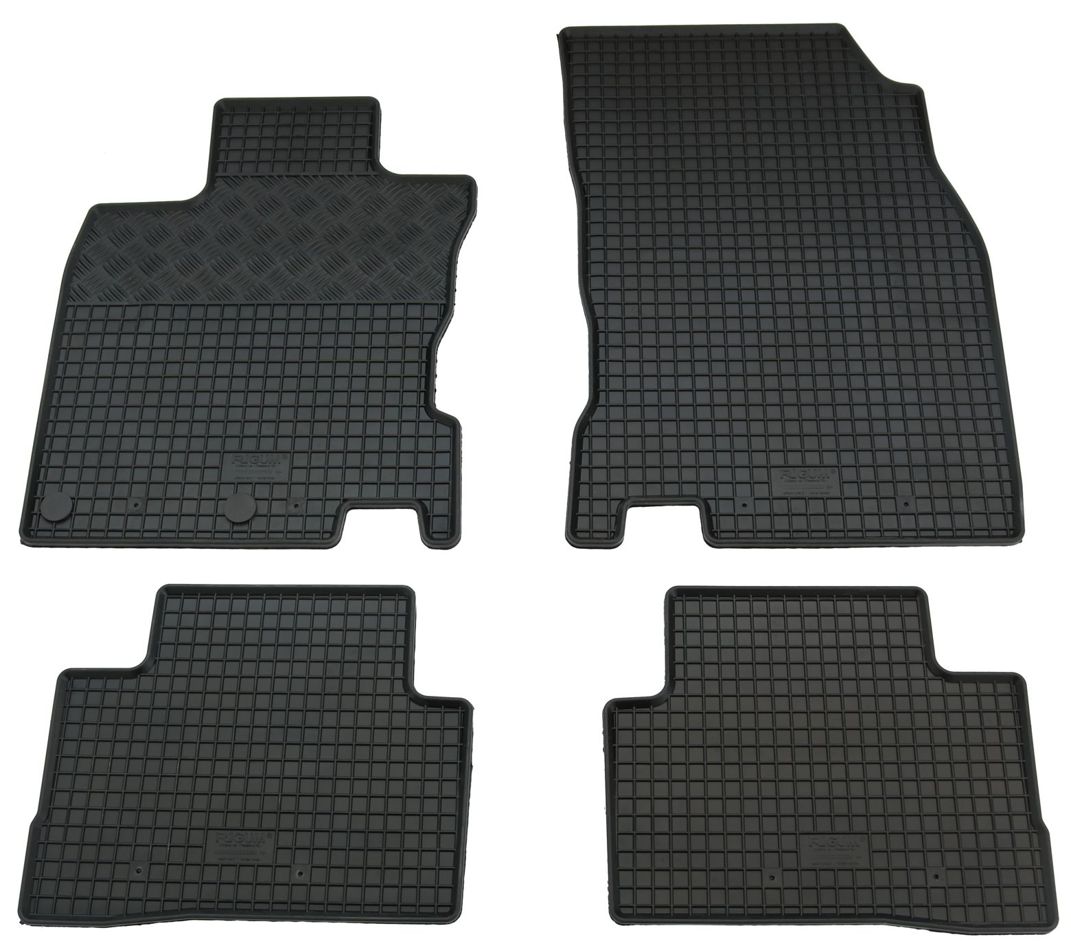 Gummi Fußmatten für Nissan Qashqai 2 J11