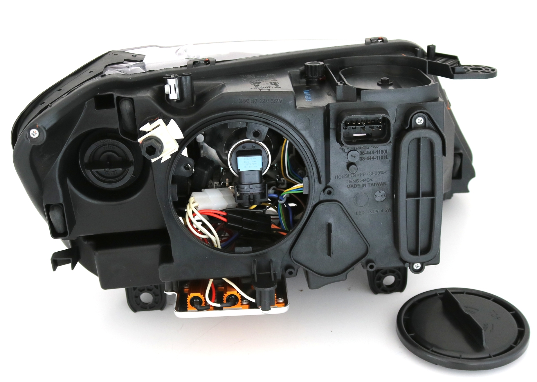 Angel Eyes Scheinwerfer BMW X3 F25 in Schwarz     