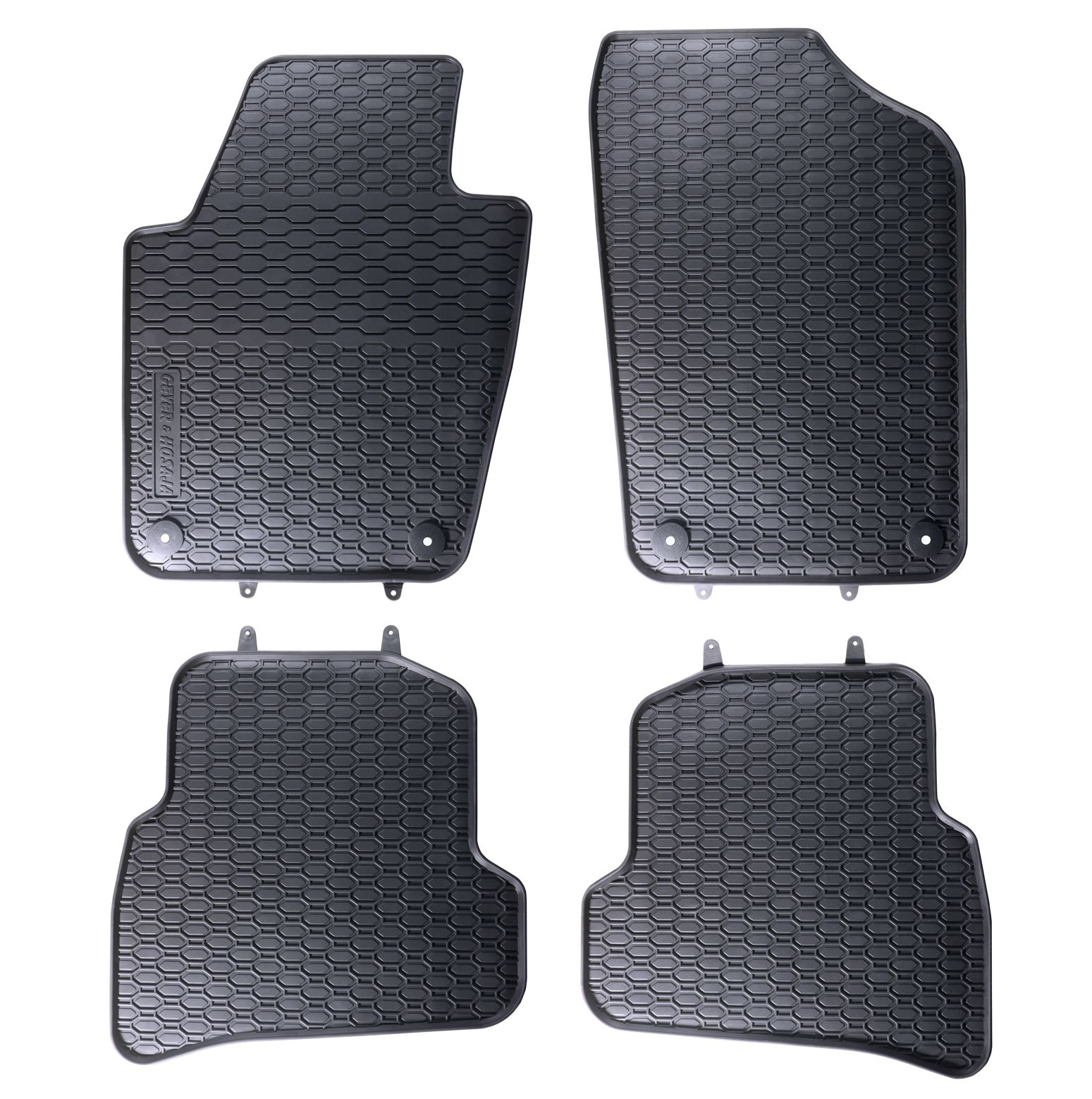 Gummifußmatten für Seat / Skoda / VW