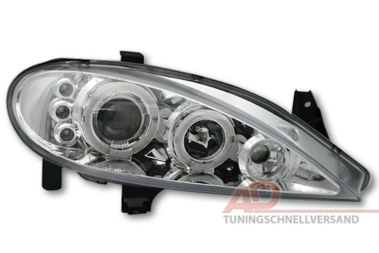 Angel Eyes Scheinwerfer Chrom für Renault Megane
