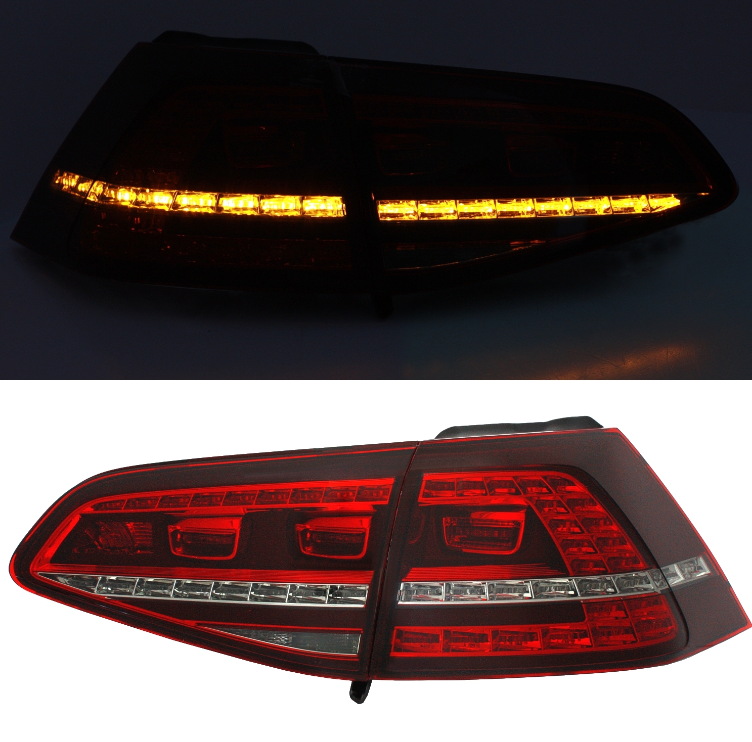 LED Rückleuchten für VW Golf 7 GTILook / Rot