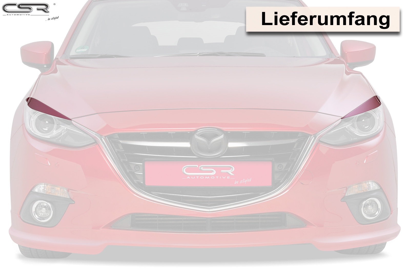 CSR Scheinwerferblenden für Mazda 3 Typ BM