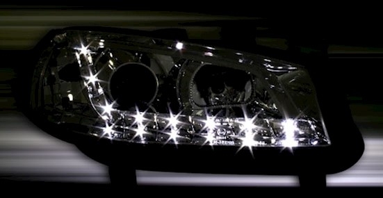 Scheinwerfer für Renault Megane 2 in Chrom