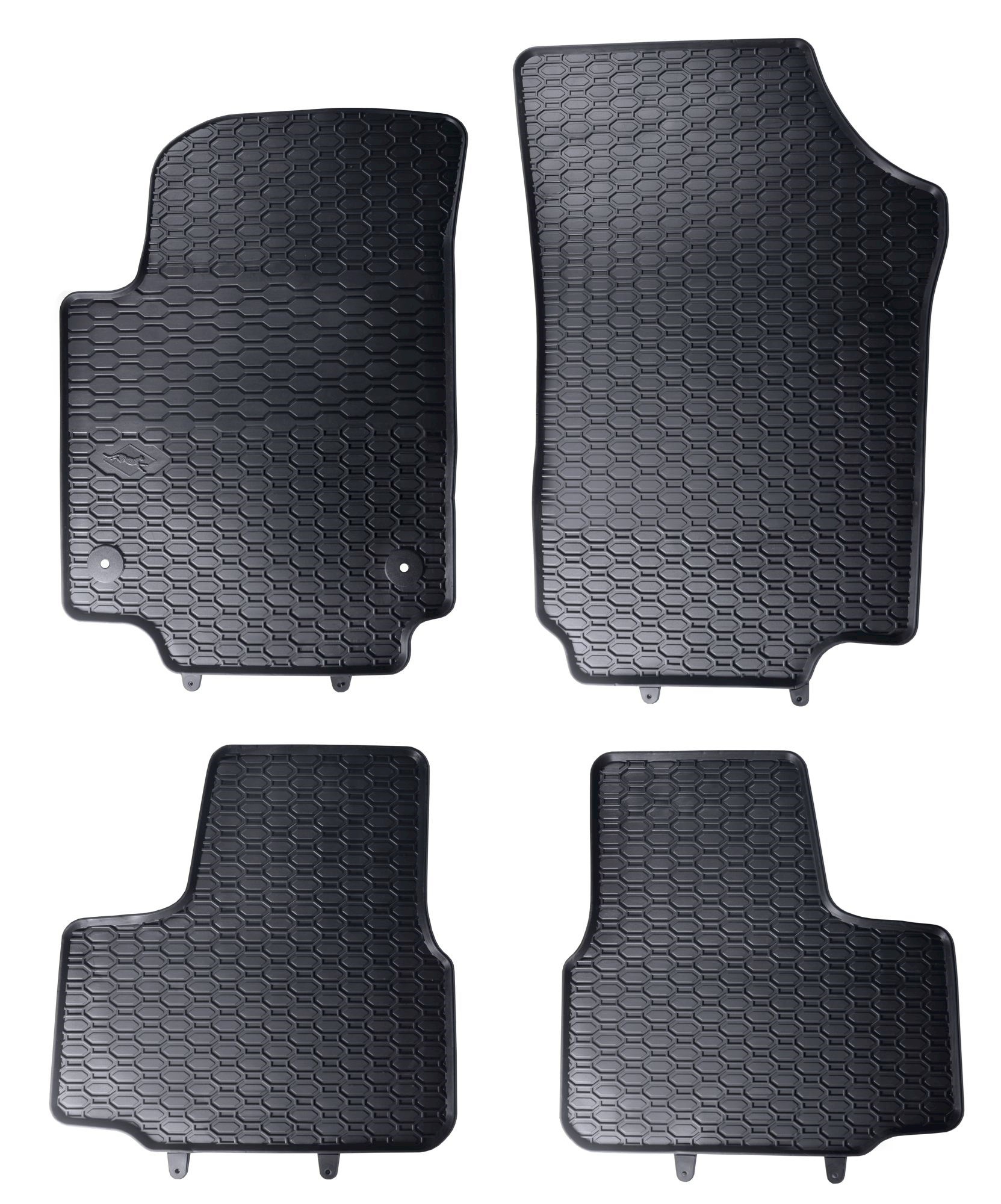 Gummifußmatten für Seat Mii / VW Up / Skoda Citigo