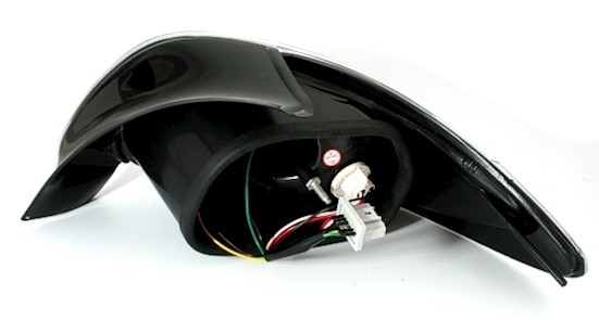 Rückleuchten für Peugeot 206 Limo in Rot Chrom    