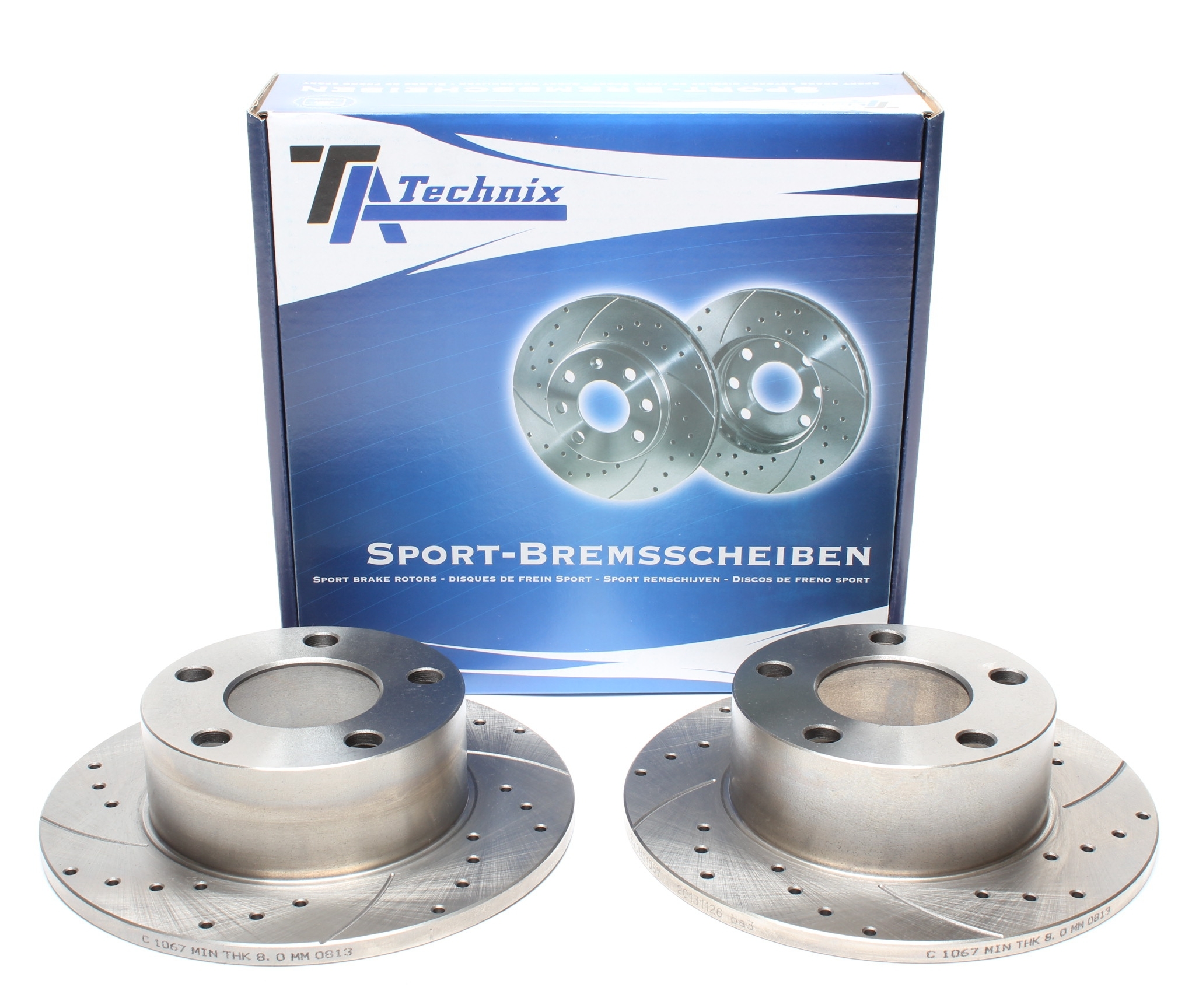 TA-Technix Sport Bremsscheiben Satz / HA