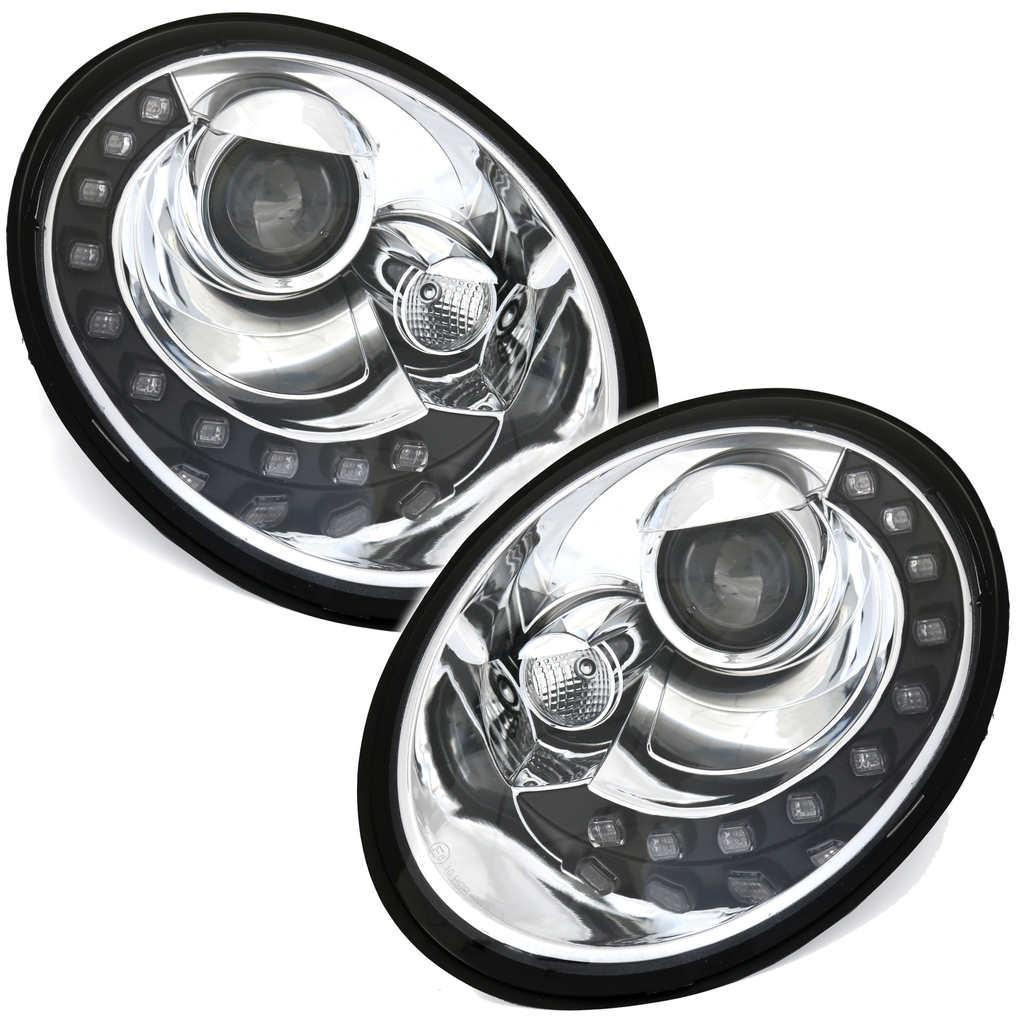 Scheinwerfer für VW New Beetle 05-10 in Chrom
