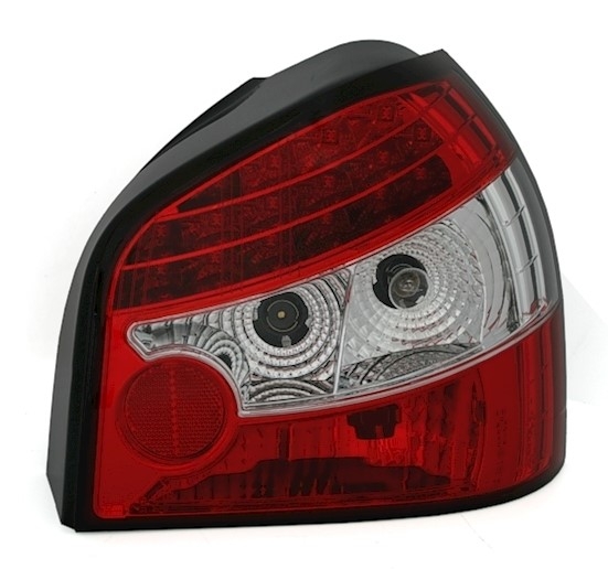 LED Rückleuchten für Audi A3 8L in Rot Weiss      