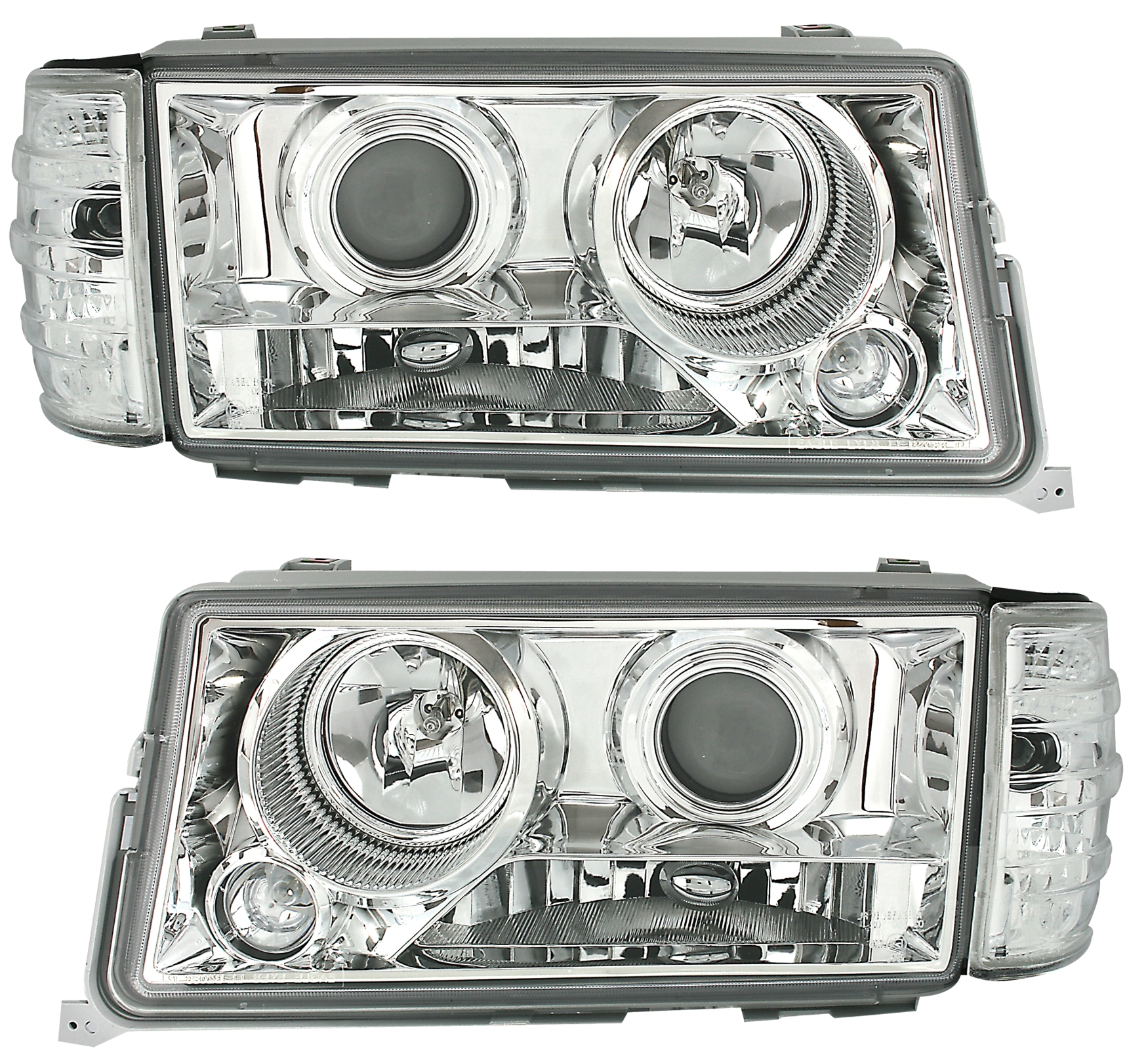 Scheinwerfer für Mercedes 190 W201 in Chrom