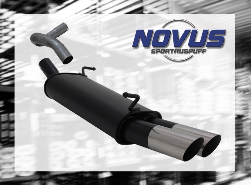 NOVUS ESD für Seat Ibiza 6L 2x76mm MS-Design