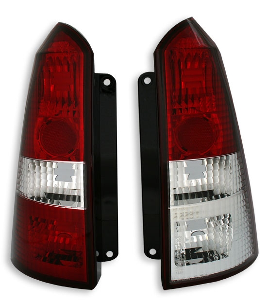 Rückleuchten für Ford Focus 1 Turnier in Rot Weiss