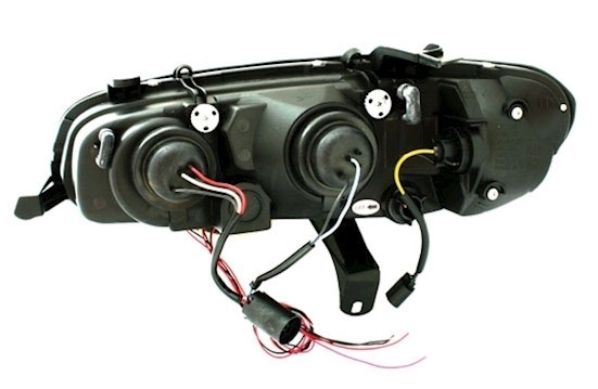 Angel Eyes Scheinwerfer für Opel Omega B in Schw. 