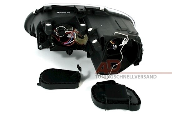 Scheinwerfer für VW Touran / schwarz, rechts