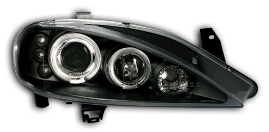 Angel Eyes Scheinwerfer für Renault Megane in Schw