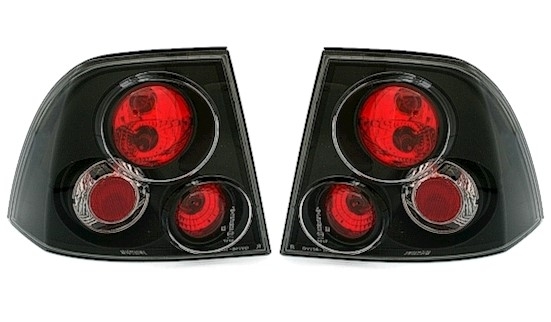 Rückleuchten für Opel Vectra B Limo in Schwarz    