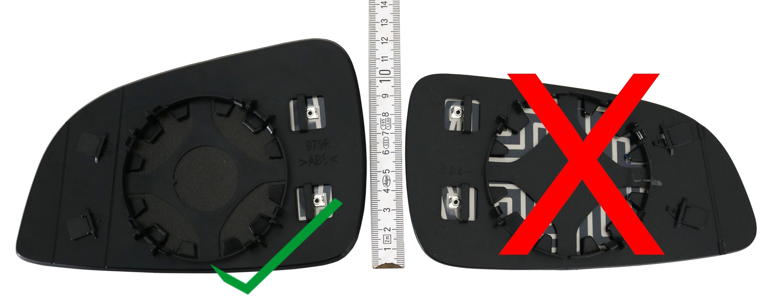 Spiegelglas für Opel Astra H / links