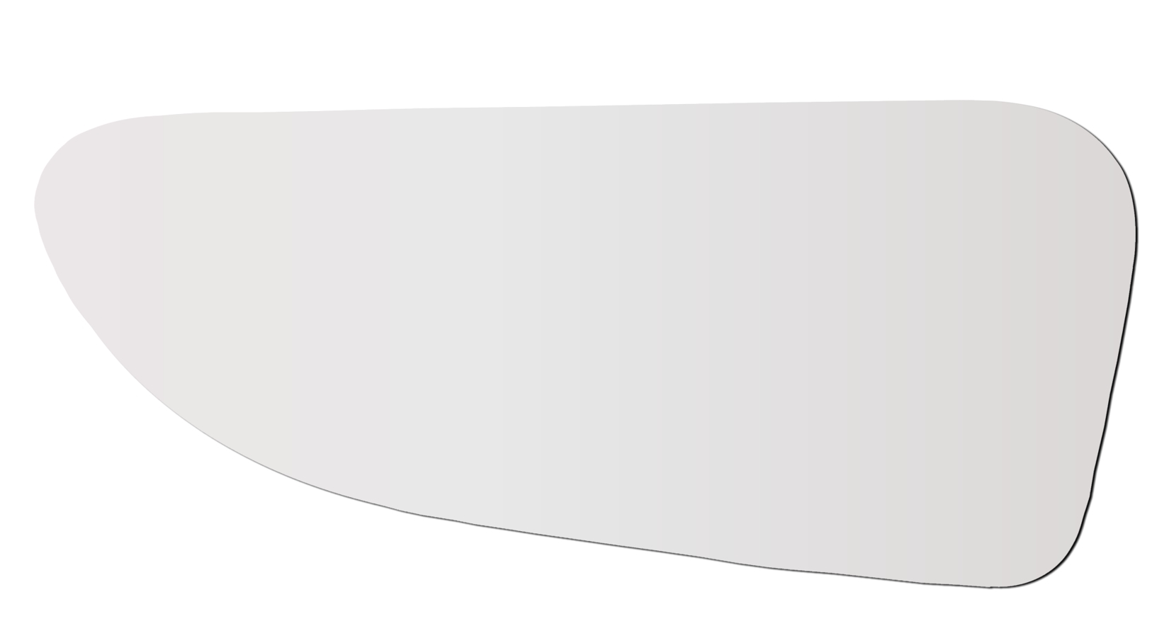 Spiegelglas für Nissan NV400 / links unten