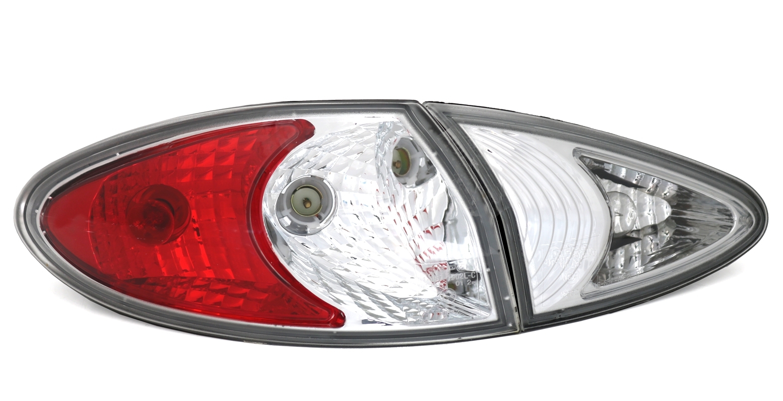 Rückleuchten für Alfa Romeo 147 in Klarglas Chrom
