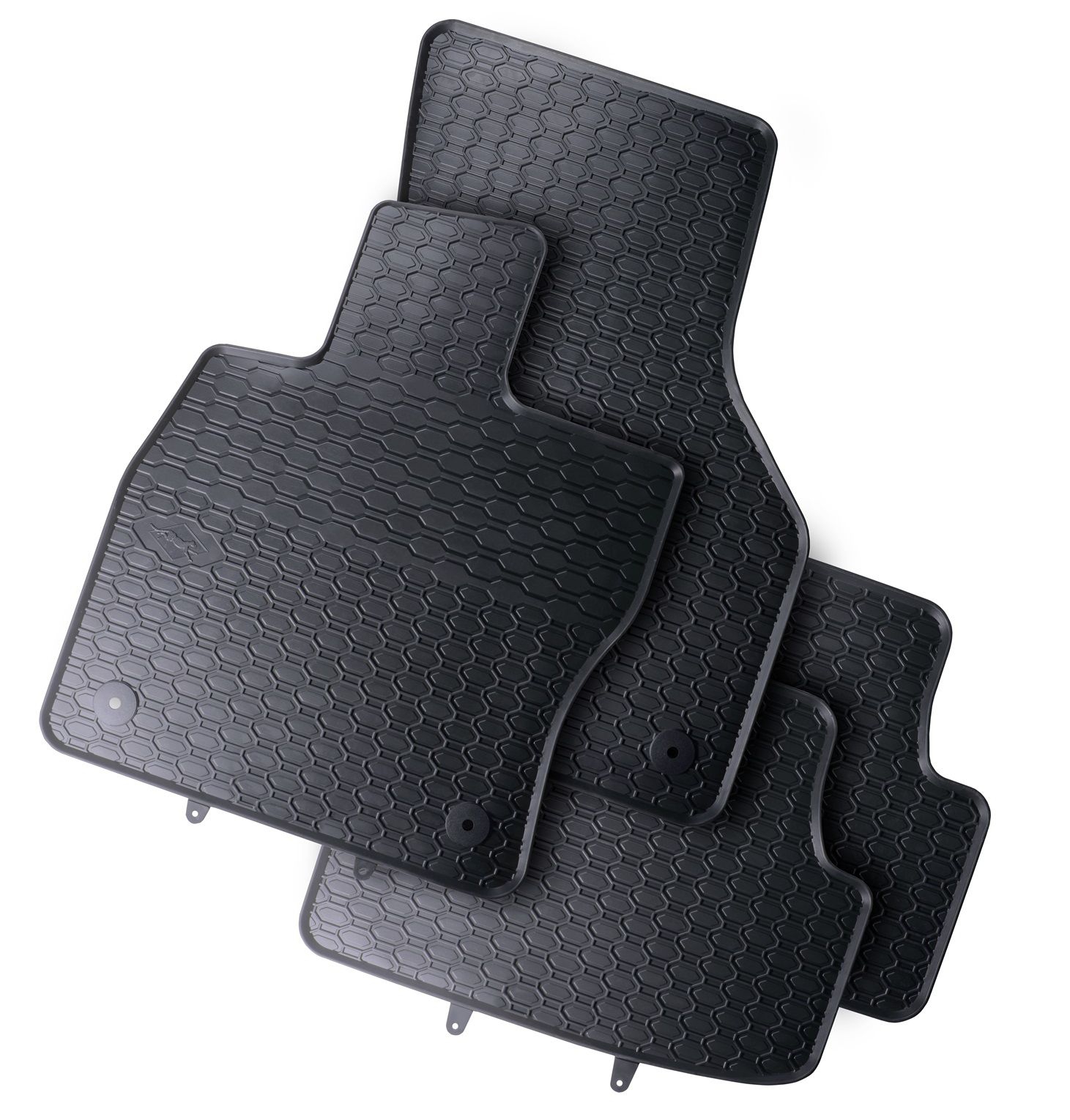 Gummifußmatten für VW Golf 7 + 8 / Seat Leon 3 + 4