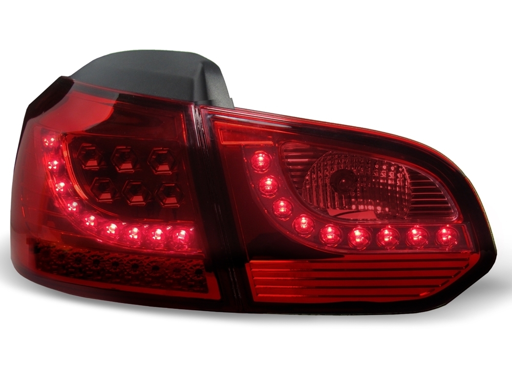 JOM LED Rückleuchten für VW Golf 6 in Rot