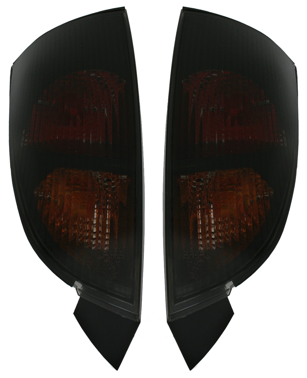 Rückleuchten Set für Ford Focus MK1 in Schwarz