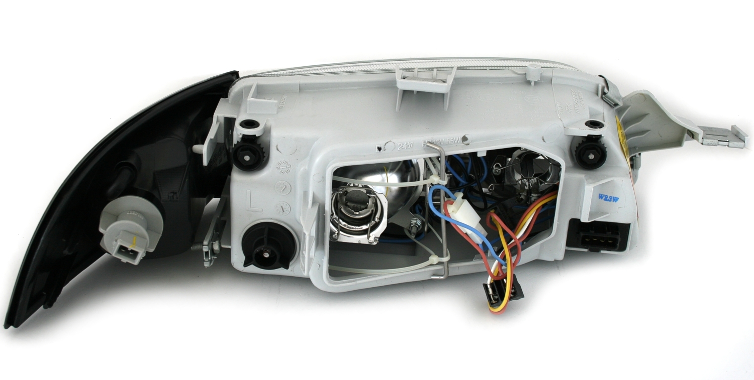 Angel Eyes Scheinwerfer für Fiat Punto 1 in Schw.