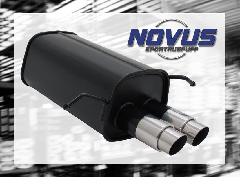 NOVUS ESD für MERCEDES C-Klasse 2x76mm GP-Design