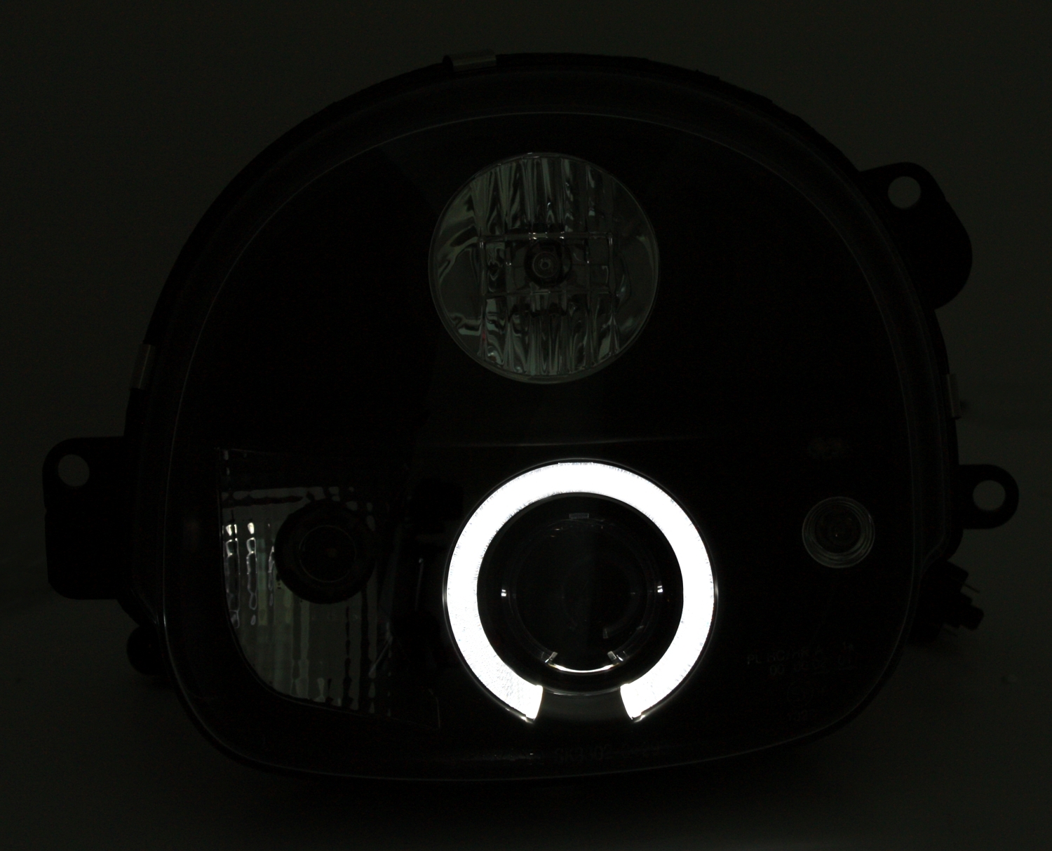 Angel Eyes Scheinwerfer Renault Twingo in Schwarz 