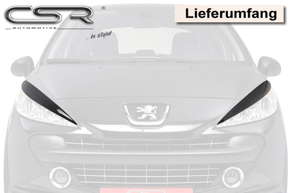 CSR Scheinwerferblenden für Peugeot 207