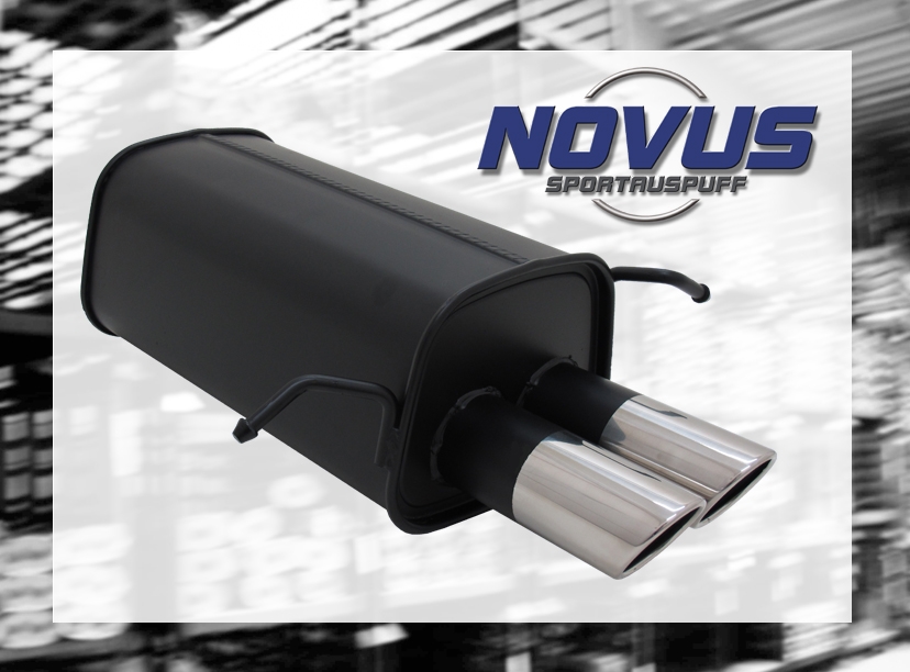 NOVUS ESD für MERCEDES C-Klasse 2x76mm SR-Design