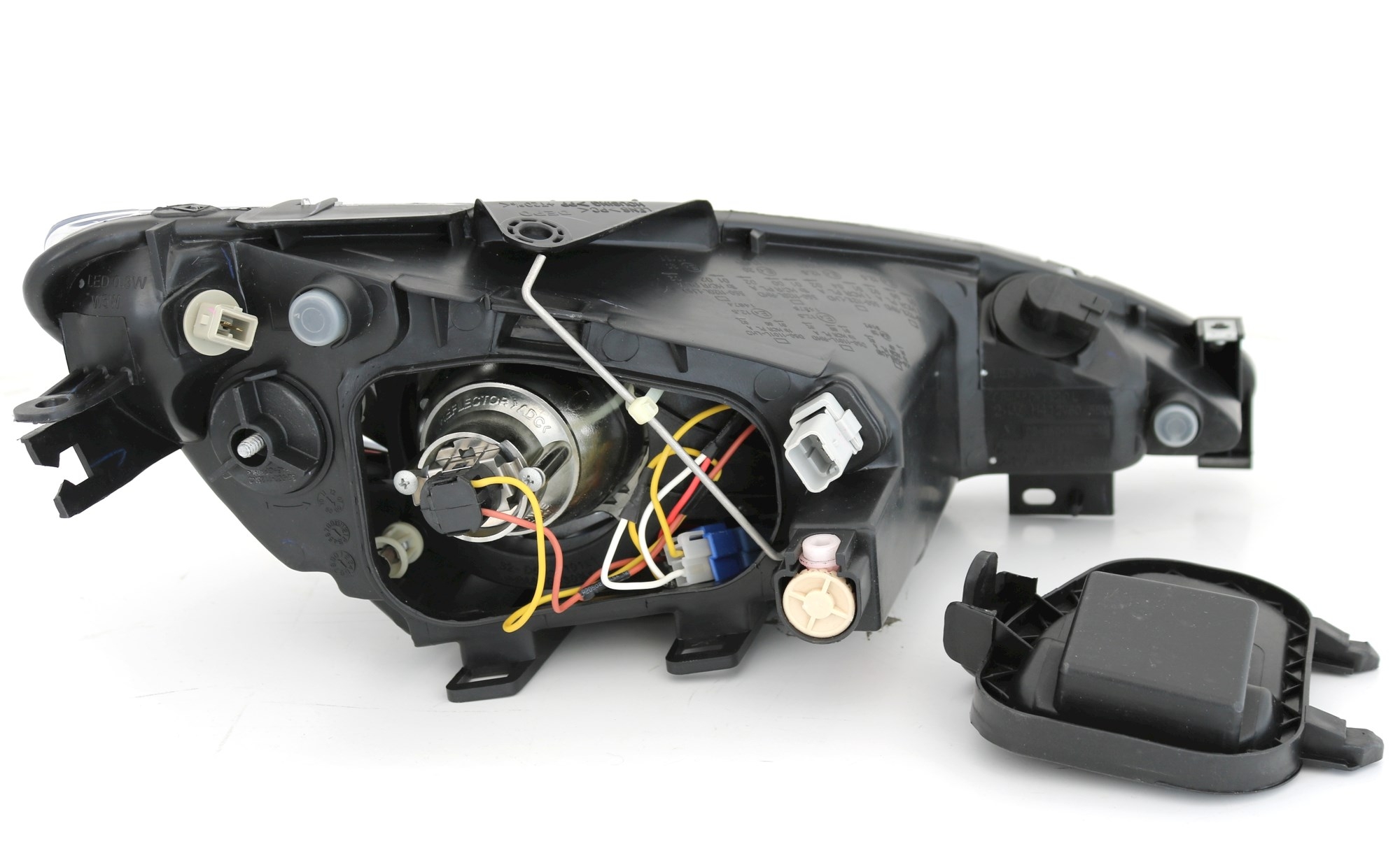 Scheinwerfer Set für Peugeot 206 in Chrom