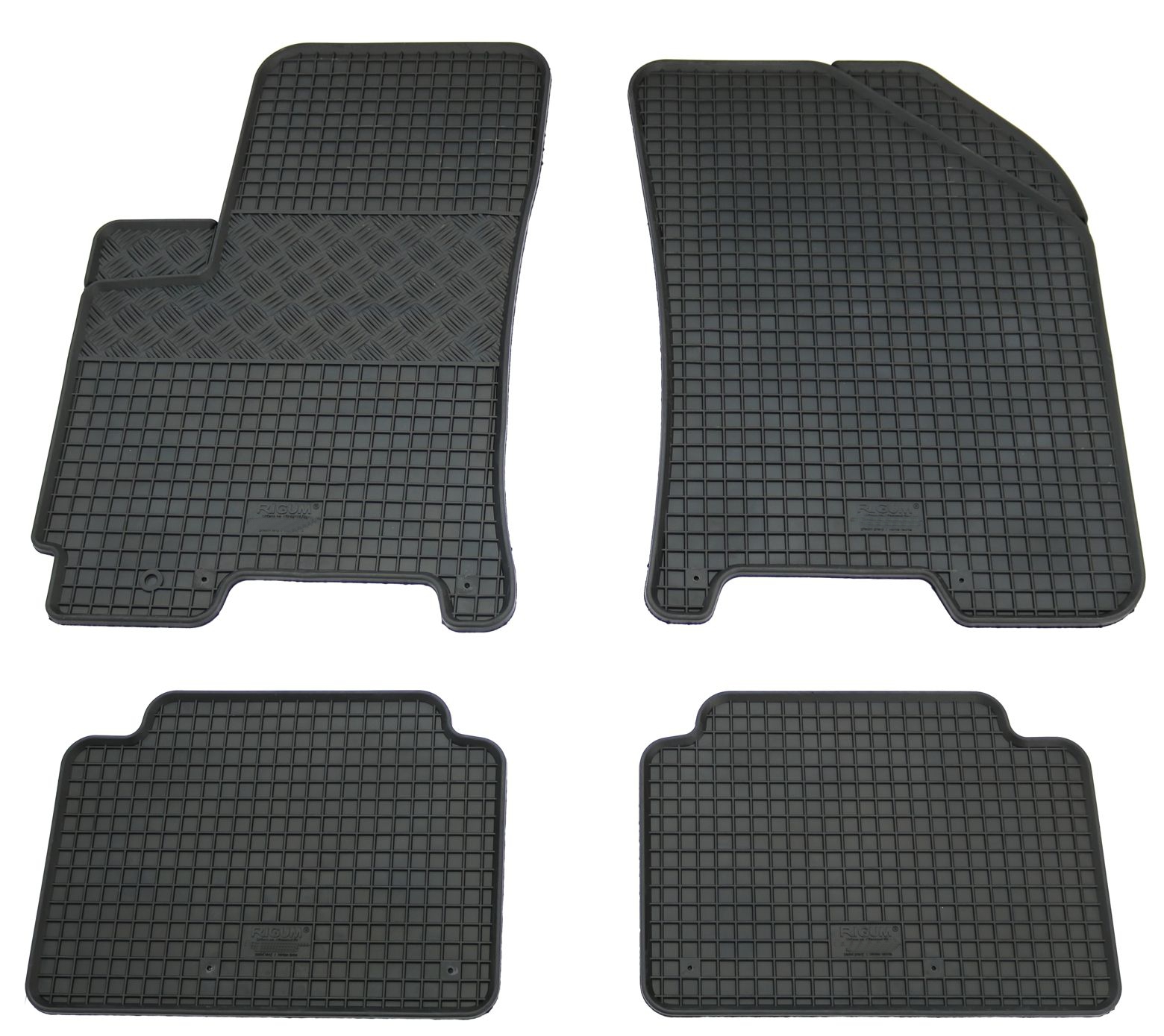 Gummi Fußmatten für Chevrolet Kalos + Nubira