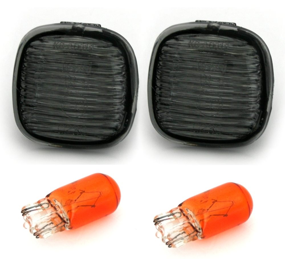 Seitenblinker für Audi A3 A4 A8 + Skoda in Schwarz