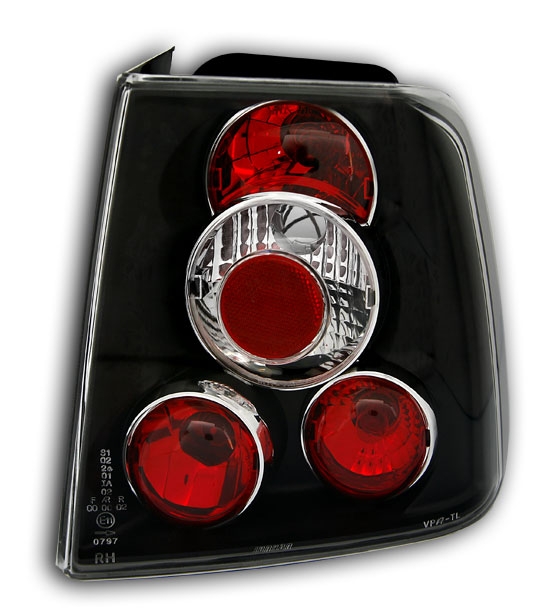 Rückleuchten für VW Passat Typ 3B Limo in Schwarz 