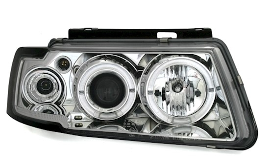 Angel Eyes Scheinwerfer für VW Passat 3B in Chrom 