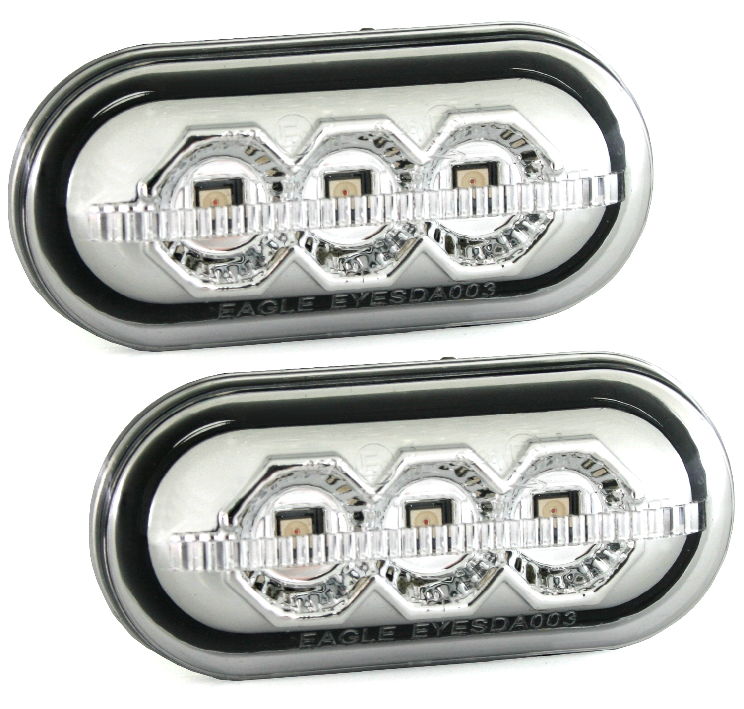 LED Seitenblinker Set für Renault / Dacia in Chrom