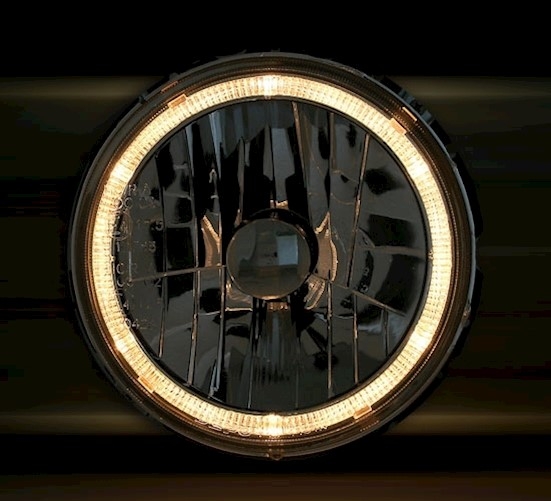 Angel Eyes Scheinwerfer für VW Golf 1 in Chrom