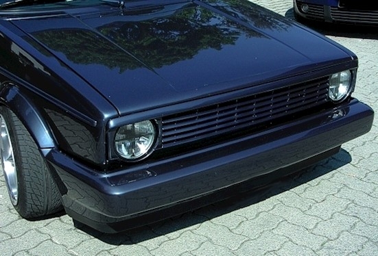 Grillspoiler Leiste, VW Golf 1 Typ 17 + Cabrio 155