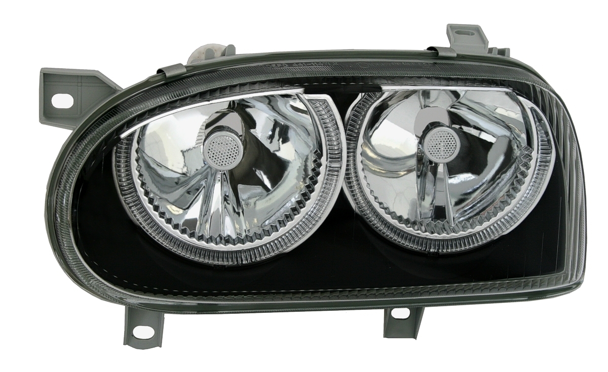 Angel Eyes Scheinwerfer für VW Golf 3 in Schwarz