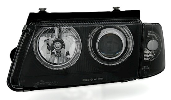 Angel Eyes Scheinwerfer für VW Passat 3B in Schw.