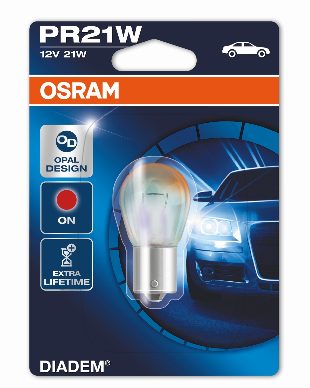 OSRAM Diadem Glühlampe PR21W ROT