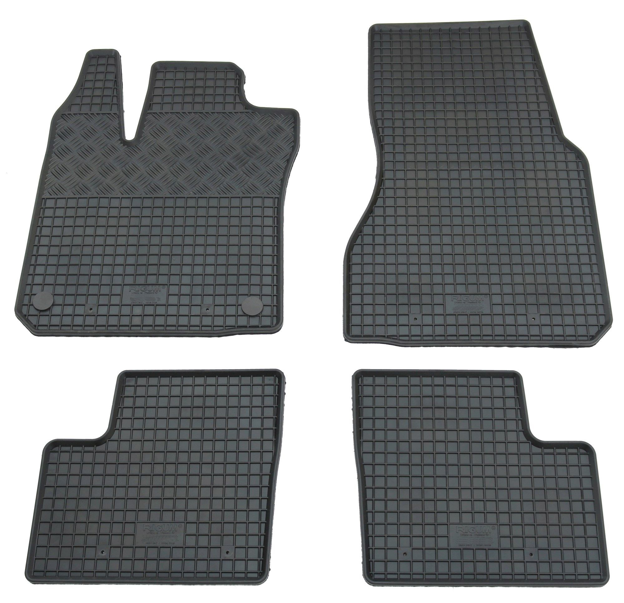 Gummi Fußmatten für Renault Twingo + Smart ForFour