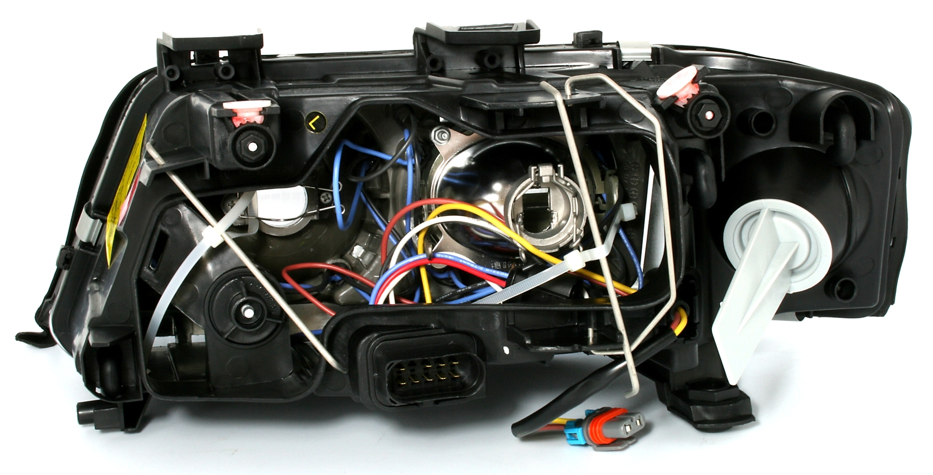 Angel Eyes Scheinwerfer für Audi A6 4B in Chrom