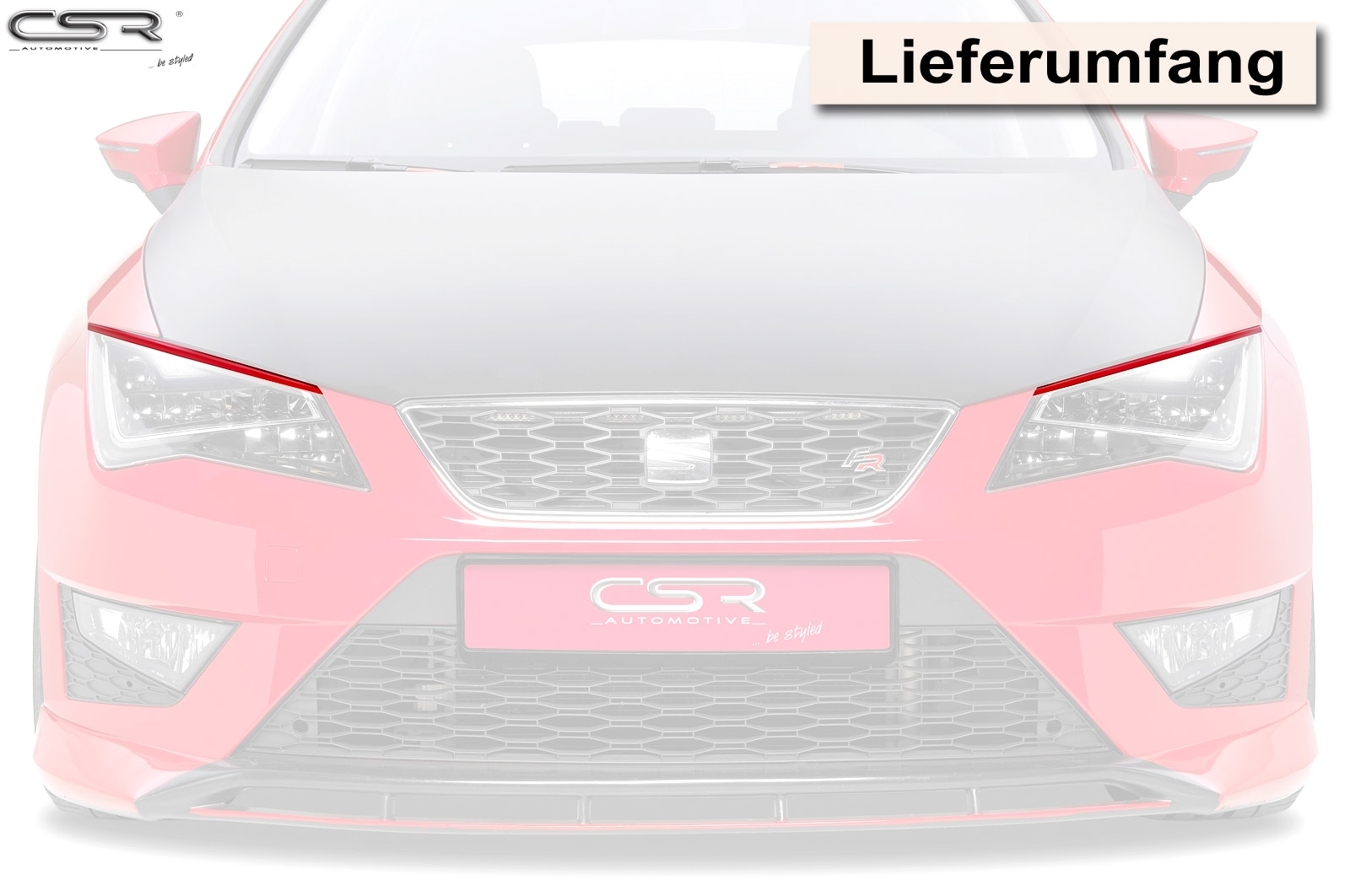 CSR Scheinwerferblenden für Seat Leon 3 5F
