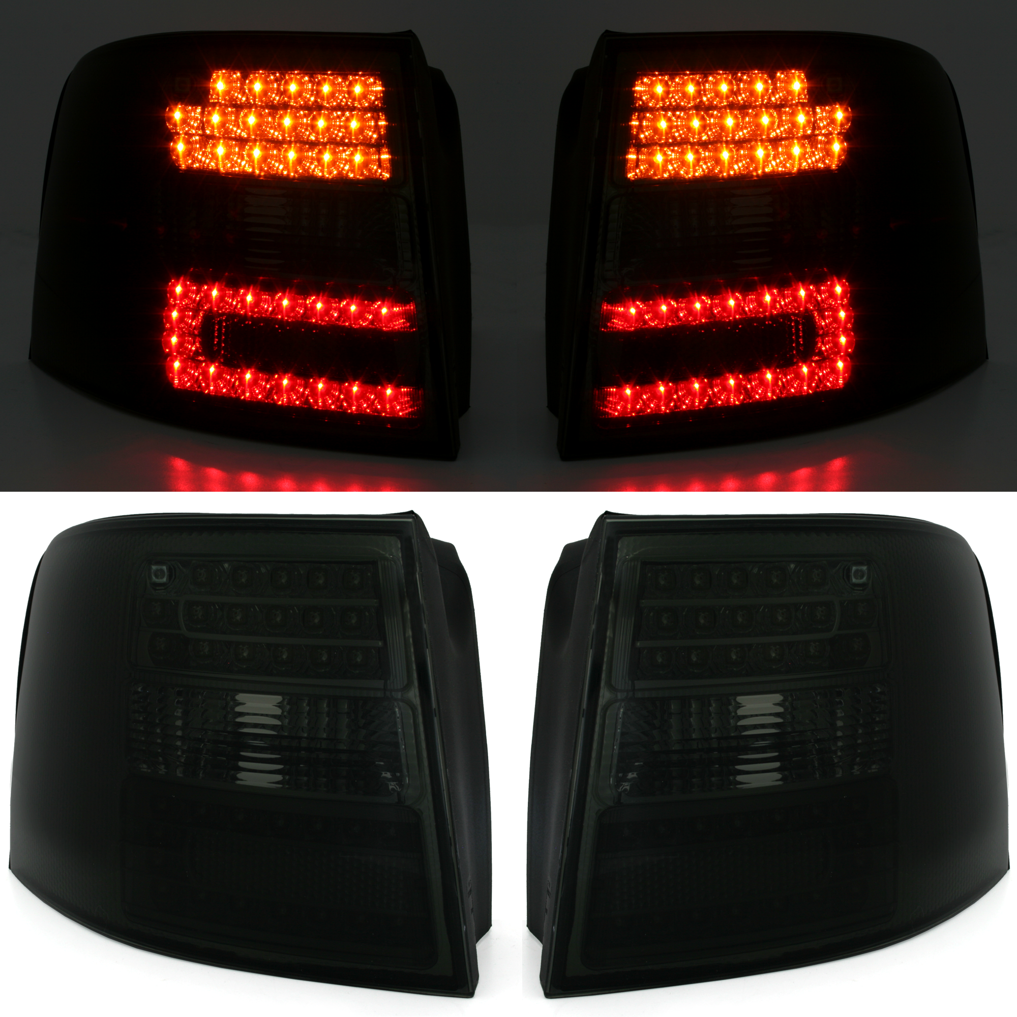 LED Rückleuchten Set für Audi A6 Avant in Schwarz