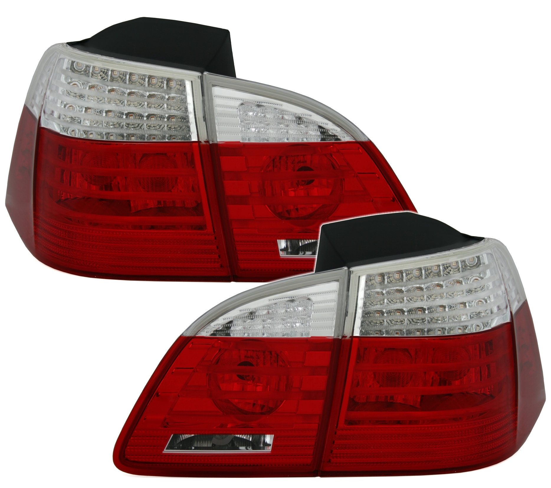 LED Rückleuchten Set für 5er BMW E61 in Rot-Weiß  